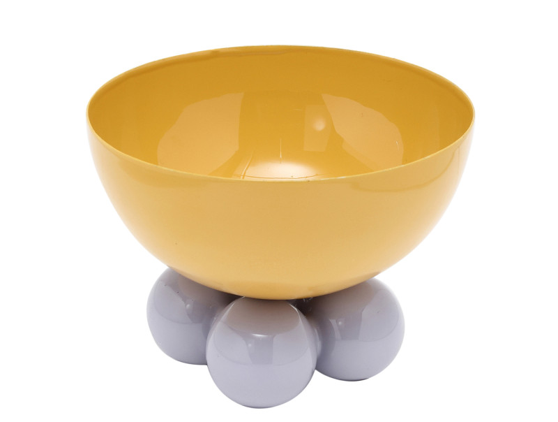 present time Bowl Double Funky Medium - PT4251BY Bright yellow & soft purple