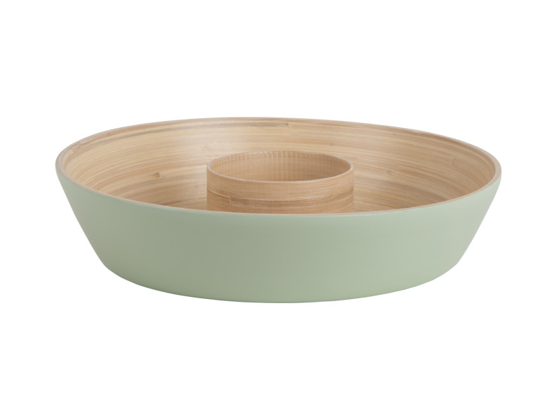 Present Time Bowl Puro Chip & Dip - PT4191LG Soft Green