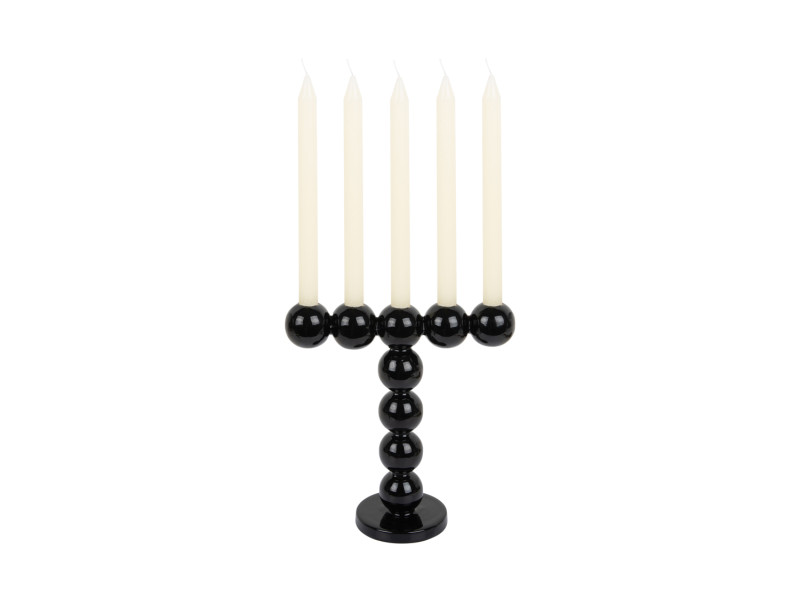 Present Time Candle Holder Bubbles High - PT4202BK Black