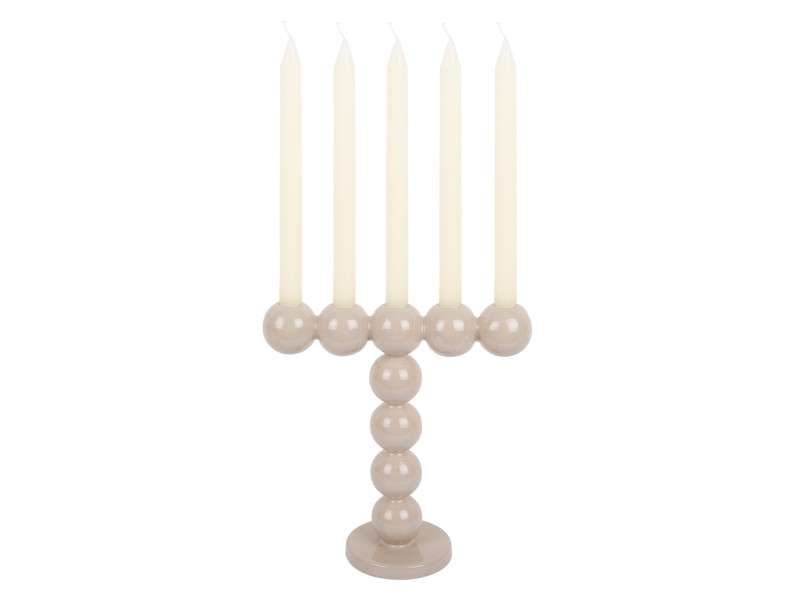 Present Time Candle Holder Bubbles High - PT4202WG Warm Grey