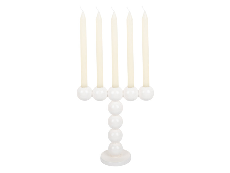 Present Time Candle Holder Bubbles High - PT4202WH White