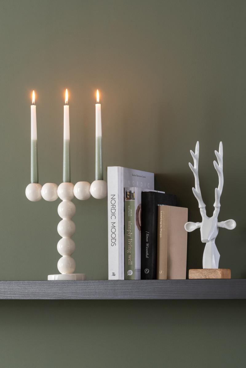 Present Time Candle Holder Bubbles High - PT4202WH White