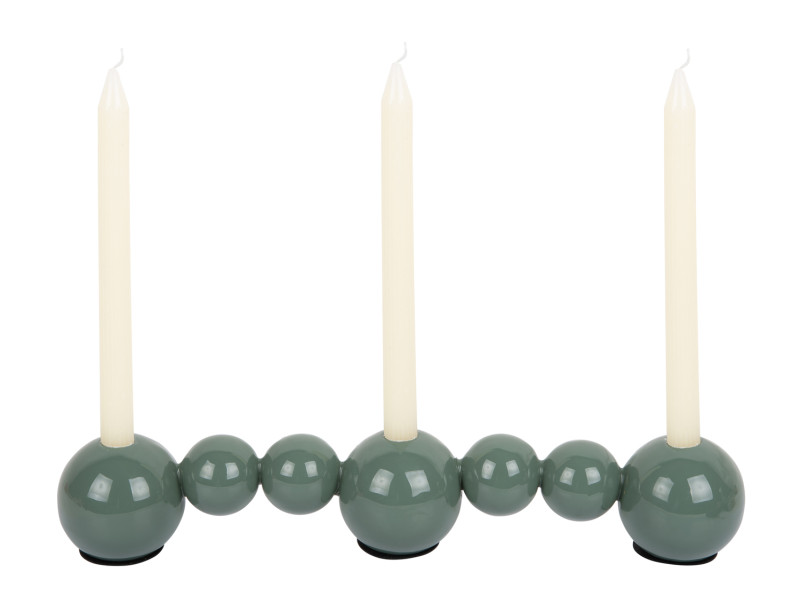 Present Time Candle Holder Bubbles Straight - PT4200GR Jungle Green