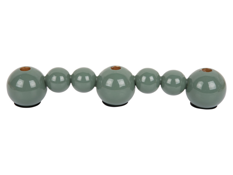present time Candle Holder Bubbles Straight - PT4200GR Jungle green
