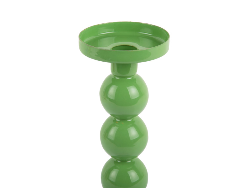 Present Time Candle Holder Funky Large - PT4263BG Bright Green