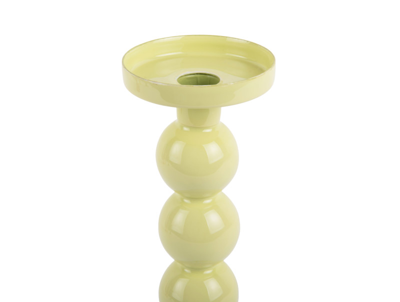 Present Time Candle Holder Funky Large - PT4263LG Soft Green
