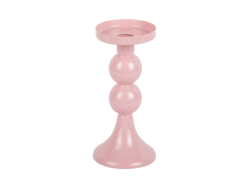 present time Candle Holder Funky Medium - PT4262LP Soft pink