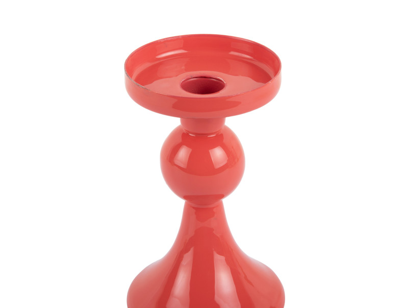 Present Time Candle Holder Funky Small - PT4261RD Scarlet Red