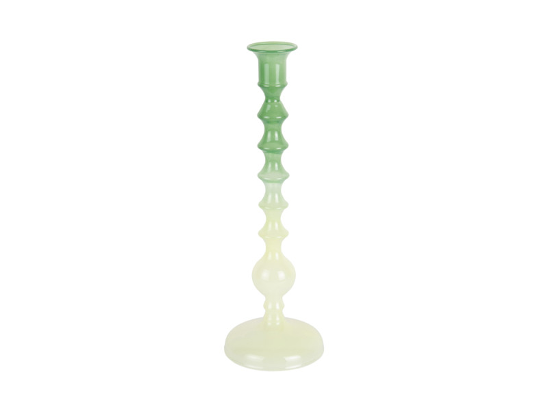Present Time Candle Holder Grato Mecer Large - PT4345GR Retro Green & Soft Green