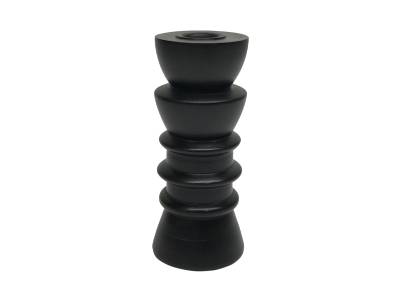 Present Time Candle Holder Modelar Small - PT4306BK Black