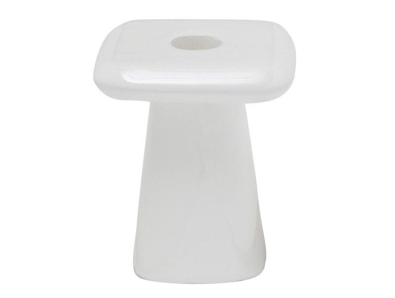 present time Candle Holder Rica Small - PT4373WH White