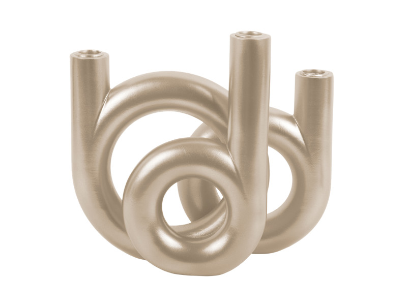 present time Candle Holder Rings Medium - PT4156GD Metallic gold