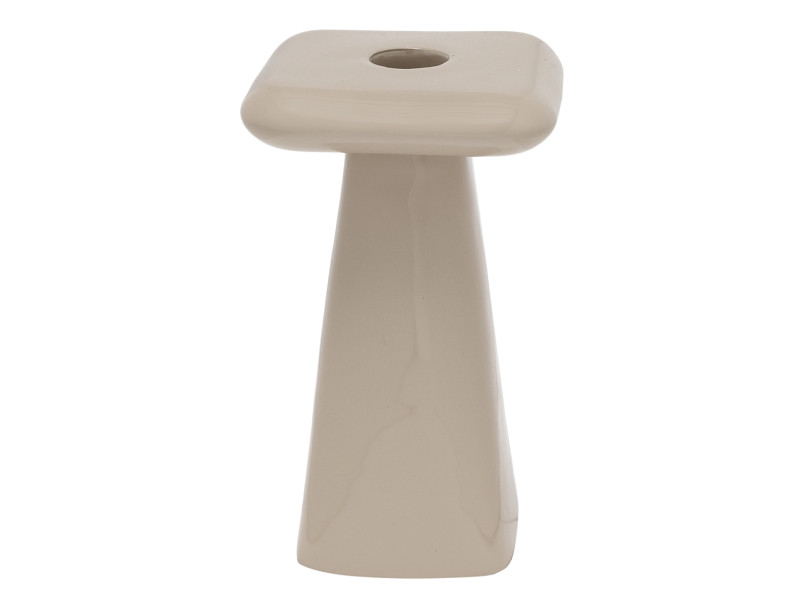 present time Candle Holder Roca Large - PT4375WG Warm grey