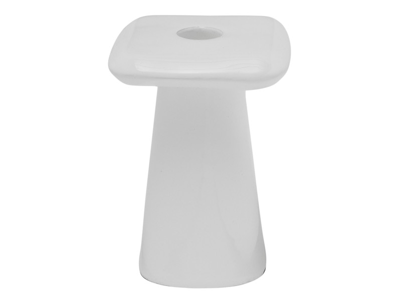 present time Candle Holder Roca Medium - PT4374WH White