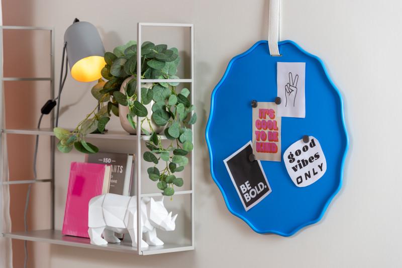 Present Time Memo Board Funky Wave - PT4166BB Bright Blue