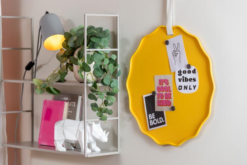 Present Time Memo Board Funky Wave - PT4166BY Bright Yellow