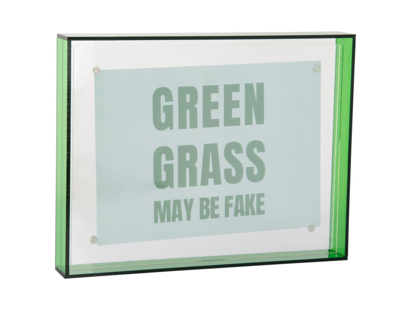 Present Time Photo Frame Gayo Large Acrylic - PT4326GR Dark Green