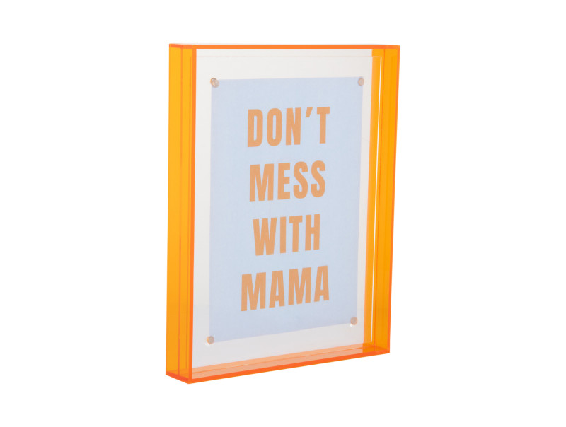 present time Photo Frame Gayo Large Acrylic - PT4326OR Bright orange