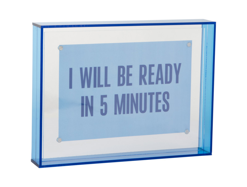 present time Photo Frame Gayo Medium Acrylic - PT4325DB Dark blue
