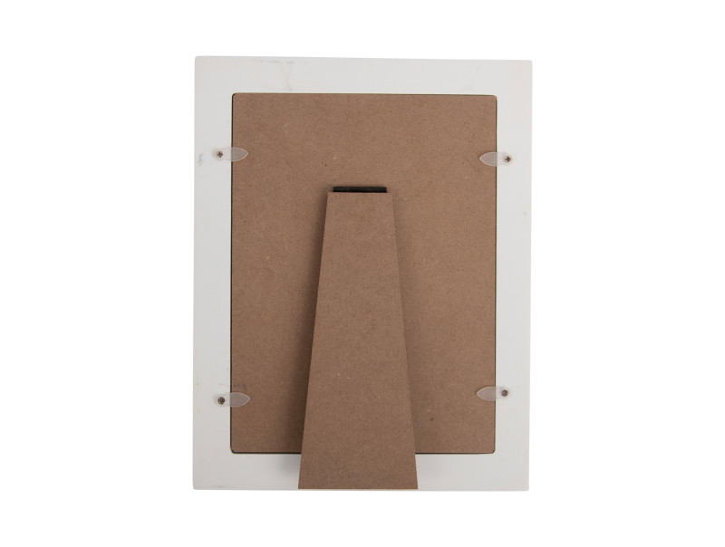 Present Time Photo Frame Wave Checker Large - PT4168BL Soft Blue