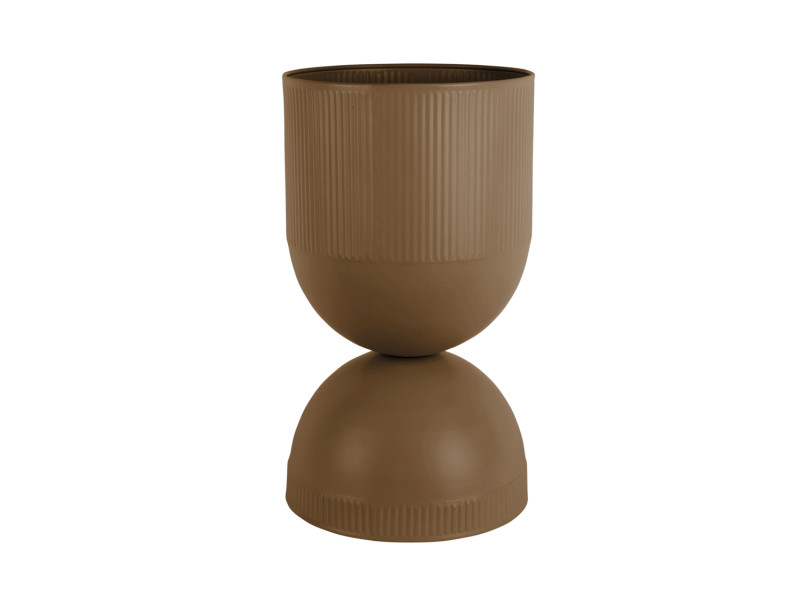 present time Plant Pot Tonar Large - PT4363BR Mocha brown