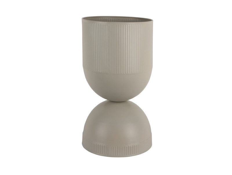 present time Plant Pot Tonar Large - PT4363WG Warm grey