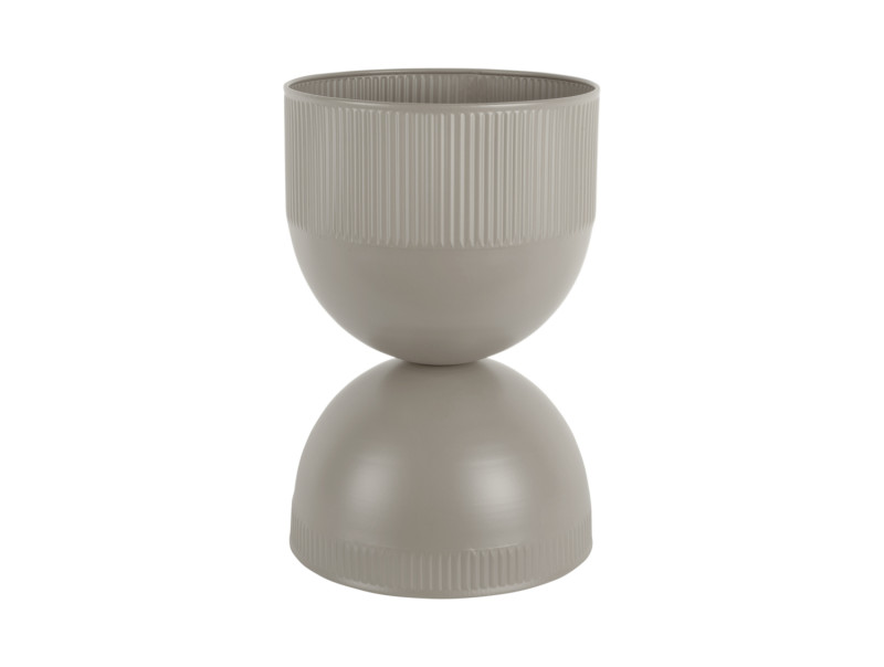 present time Plant Pot Tonar Medium - PT4362WG Warm grey