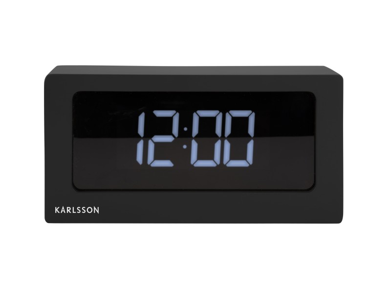 present time Alarm Clock Boxed LED - KA5868BK Black present time Alarm Clock Boxed LED - KA5868BK Black