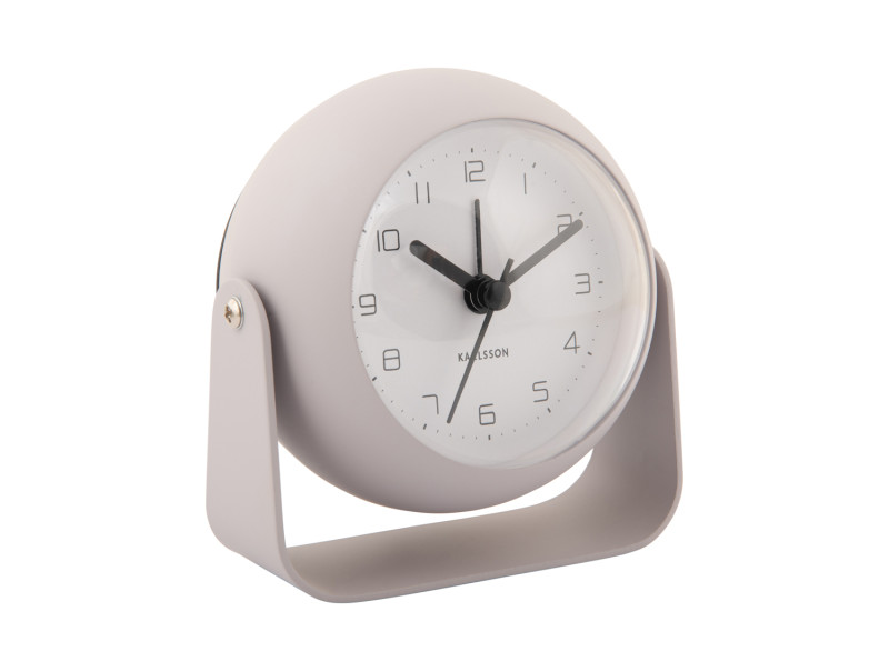 Present Time Alarm Clock Bunky - KA5972GY Warm Grey