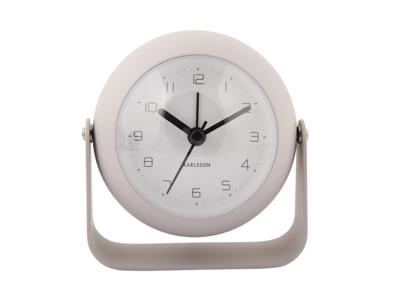 Present Time Alarm Clock Bunky - KA5972GY Warm Grey