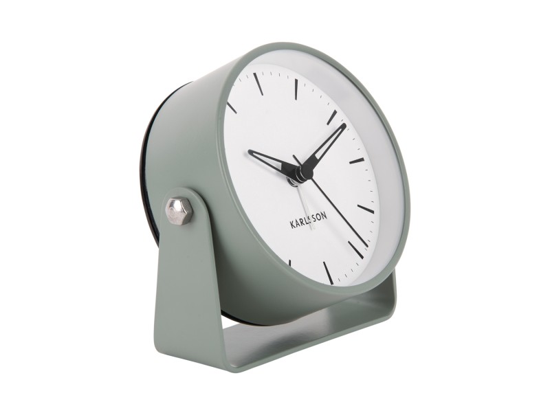 Present Time Alarm Clock Calm - KA5937GR Grayed Jade