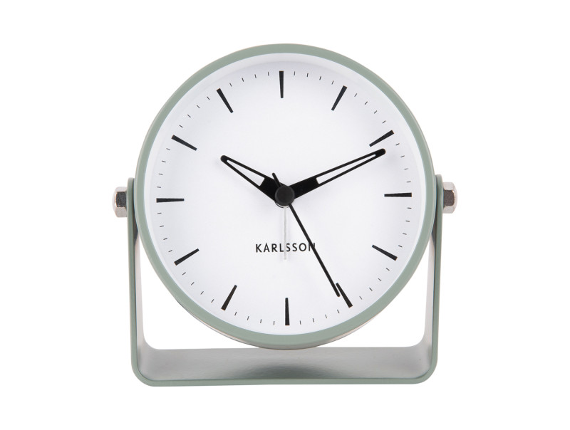 Present Time Alarm Clock Calm - KA5937GR Grayed Jade