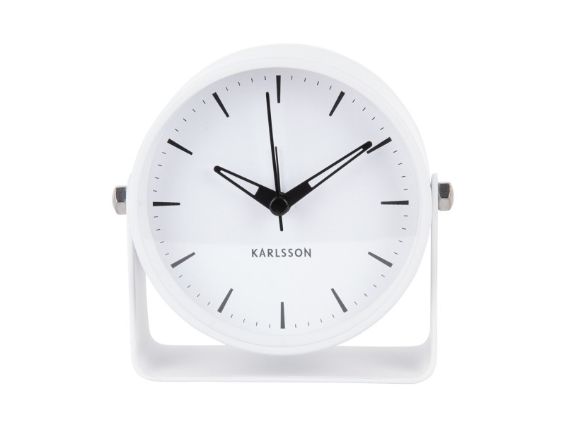 Present Time Alarm Clock Calm - KA5937WH White