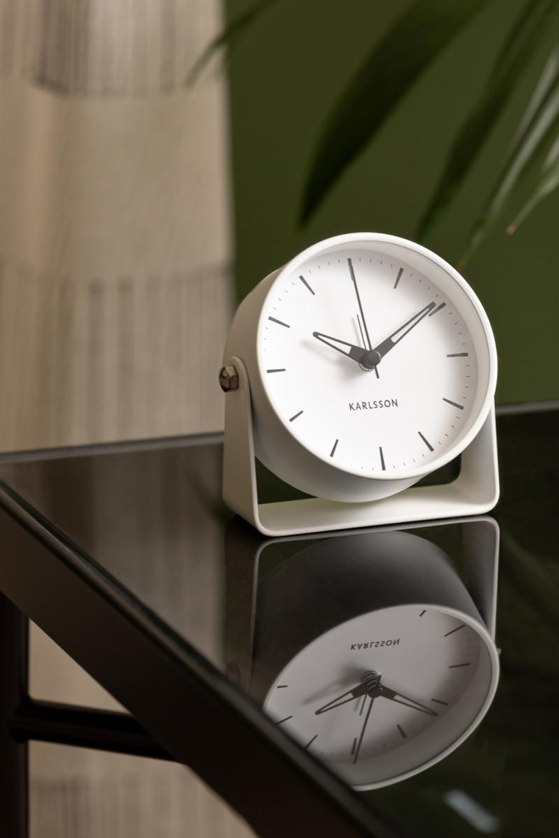 Present Time Alarm Clock Calm - KA5937WH White