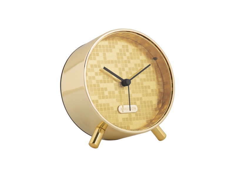 present time Alarm Clock Disco - KA6004GD Gold