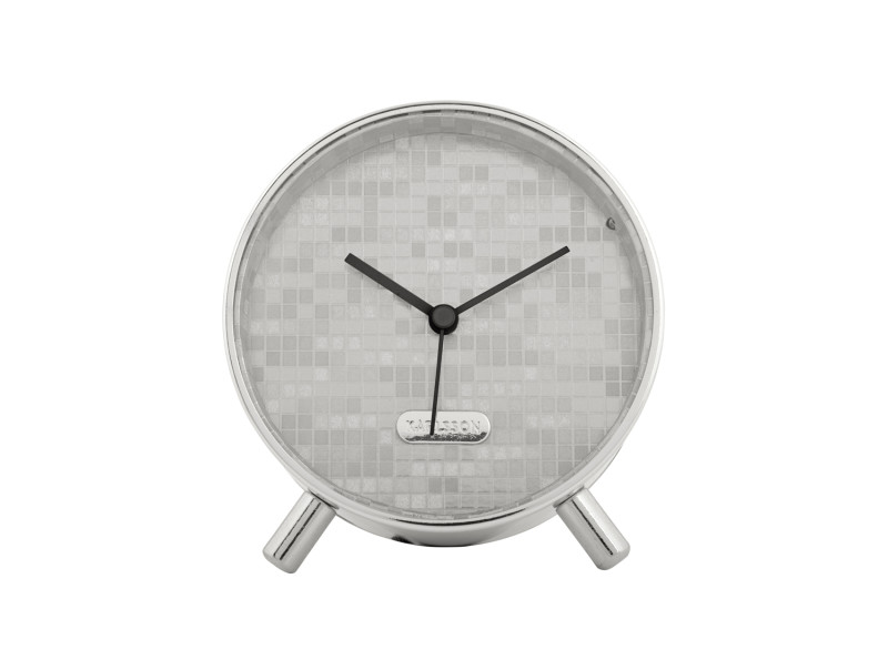 Present Time Alarm Clock Disco - KA6004SI Silver