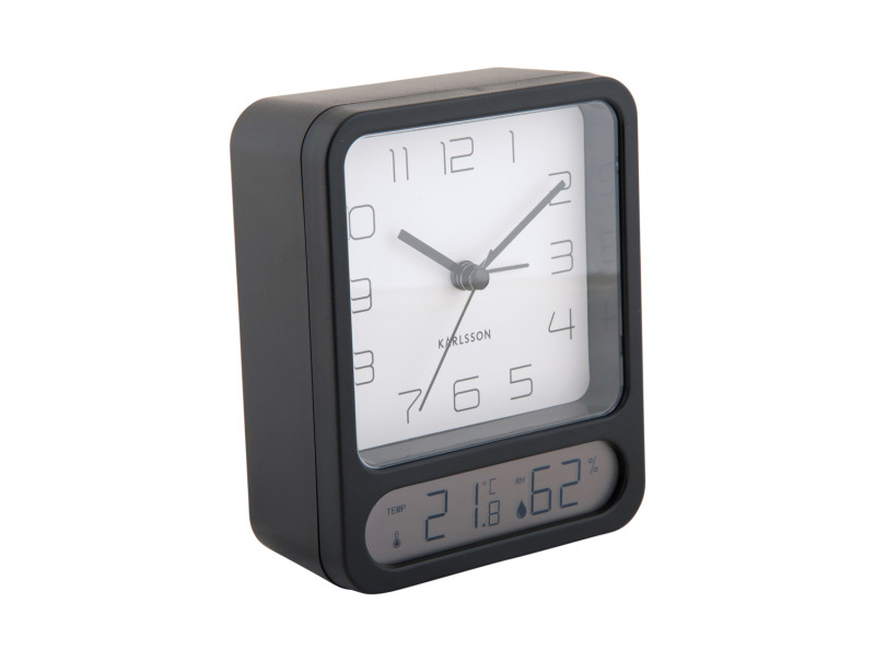 Present Time Alarm Clock Duo - KA5954BK Black