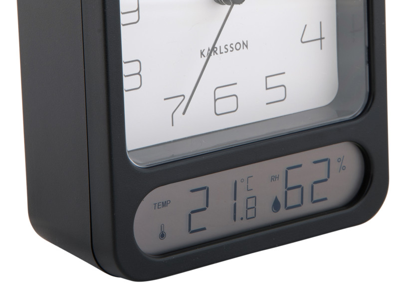 Present Time Alarm Clock Duo - KA5954BK Black