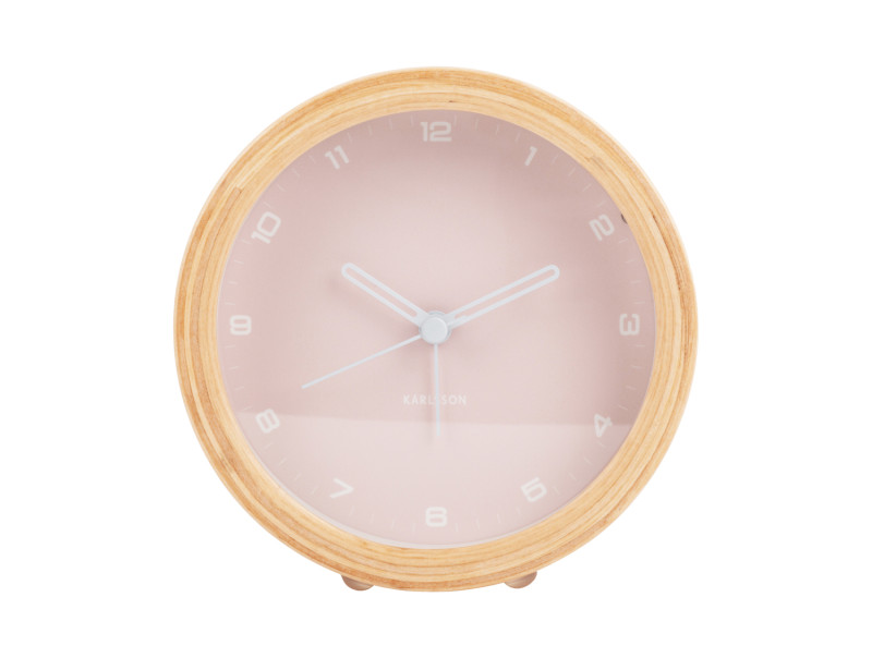Present Time Alarm Clock Gentle - KA5987LP Soft Pink