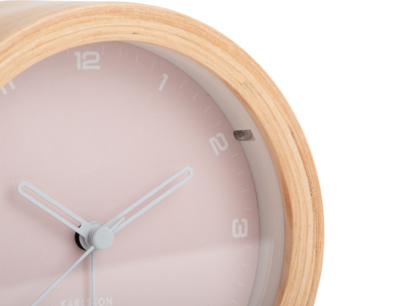 Present Time Alarm Clock Gentle - KA5987LP Soft Pink