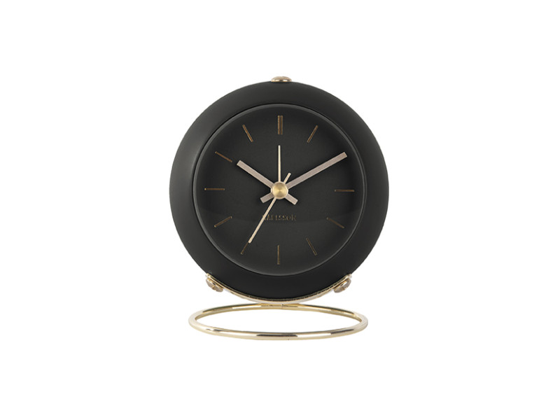 Present Time Alarm Clock Globe - KA5833BK Black