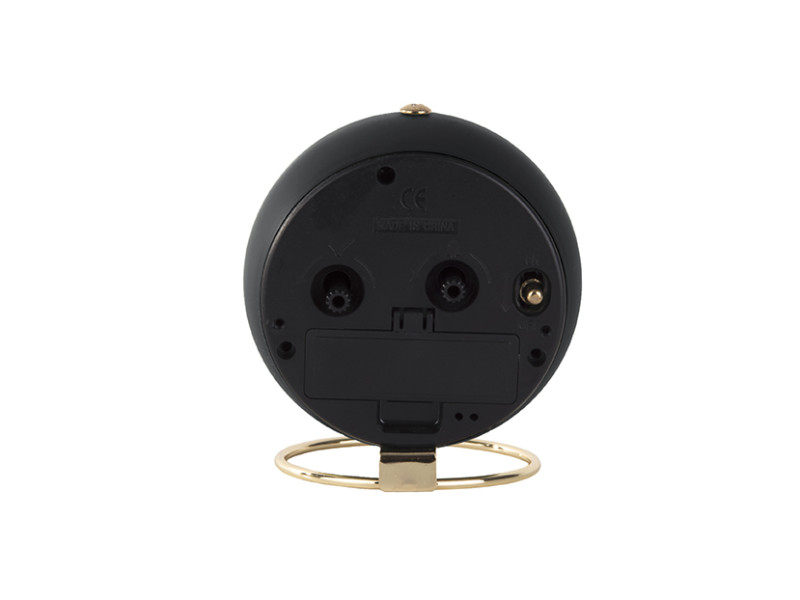 Present Time Alarm Clock Globe - KA5833BK Black