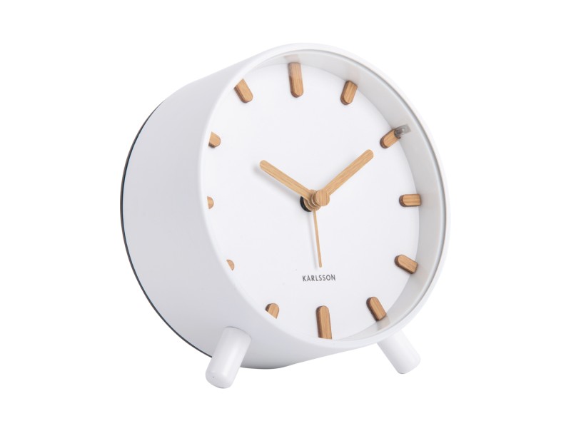 Present Time Alarm Clock Grace - KA5943WH White