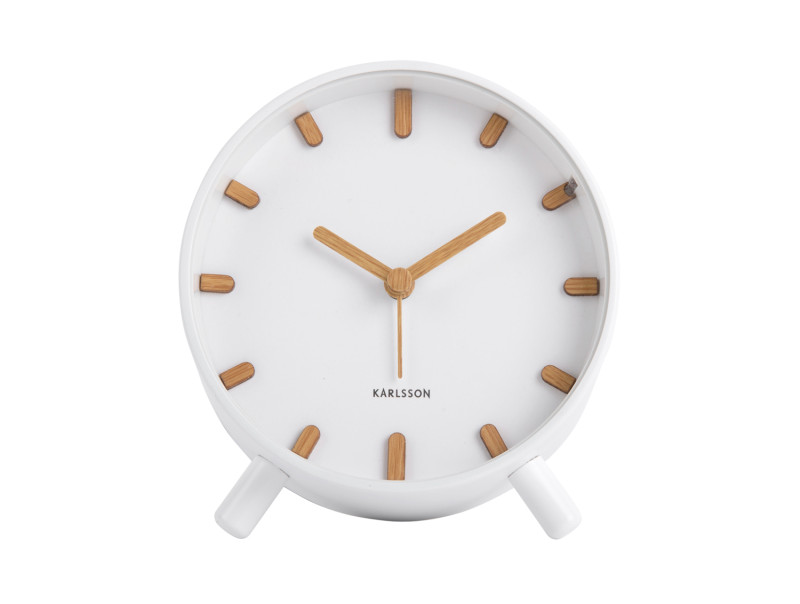Present Time Alarm Clock Grace - KA5943WH White