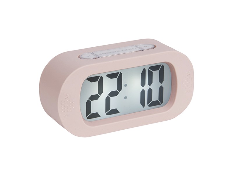 Present Time Alarm Clock Gummy - KA5753PI Soft Pink