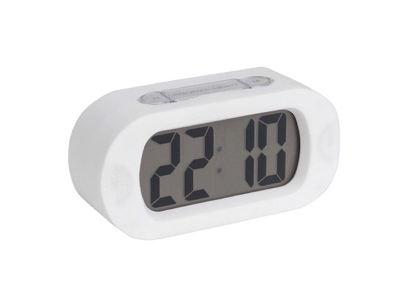 Present Time Alarm Clock Gummy - KA5753WH White