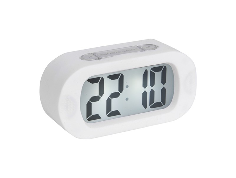 present time Alarm Clock Gummy - KA5753WH White