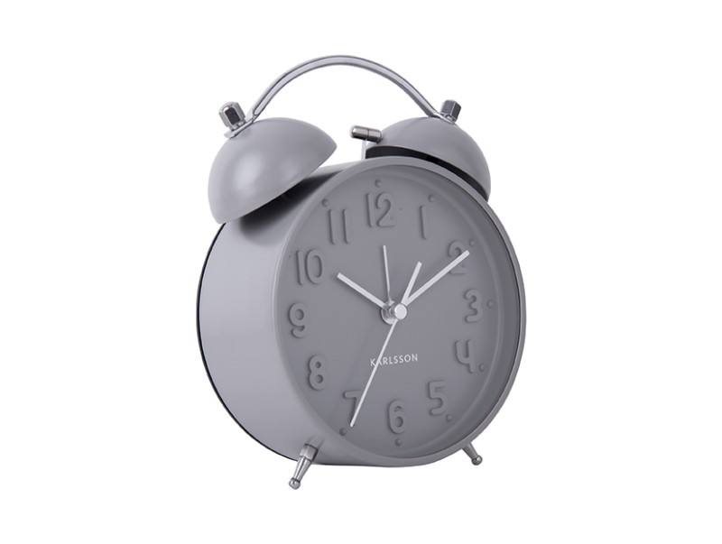 present time Alarm Clock Iconic - KA5784GY Grey