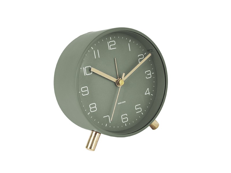 present time Alarm Clock Lofty - KA5752GR Green