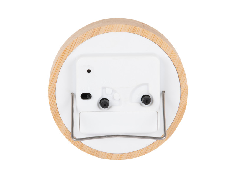 Present Time Alarm Clock Neat Round - KA5923WH White